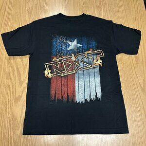 WWE NXT Texas Tour T-shirt Black Size M Wrestlemania 2016